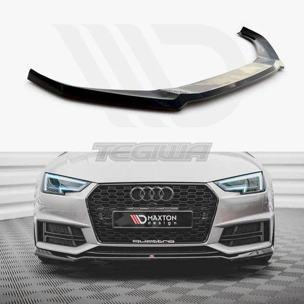 Maxton Design Front Splitter V.4 Audi S4 A4 S-line B9 15-19