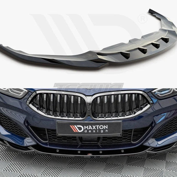 Maxton Design Front Splitter V.4 BMW 8-Series Coupe M-pack G15 8 GRAN Coupe M-pack G16 2018-