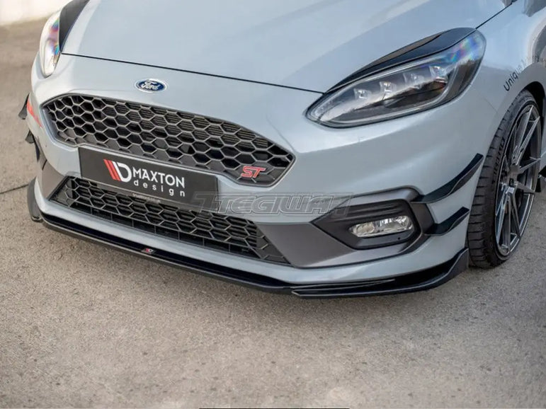 Maxton Design Front Splitter V.4 Ford Fiesta MK8 ST ST-Line 2017-