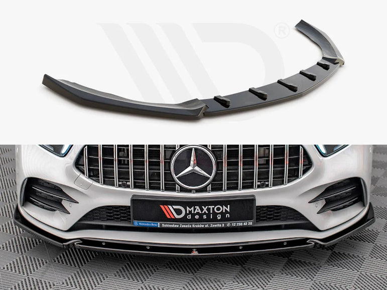 Maxton Design Front Splitter V.4 Mercedes A35 AMG V177 W177 2018-