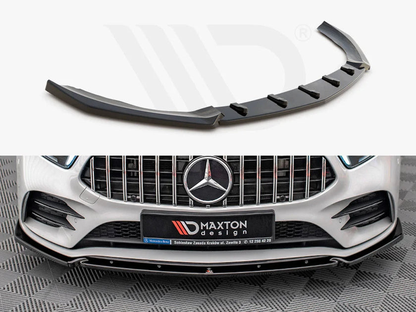 Maxton Design Front Splitter V.4 Mercedes A35 AMG V177 W177 2018-