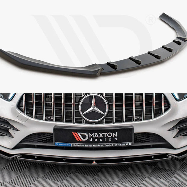 Maxton Design Front Splitter V.4 Mercedes A35 AMG V177 W177 2018-