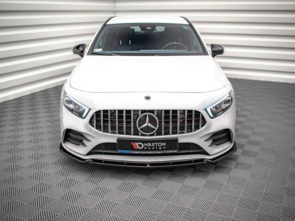 Maxton Design Front Splitter V.4 Mercedes A35 AMG V177 W177 2018-