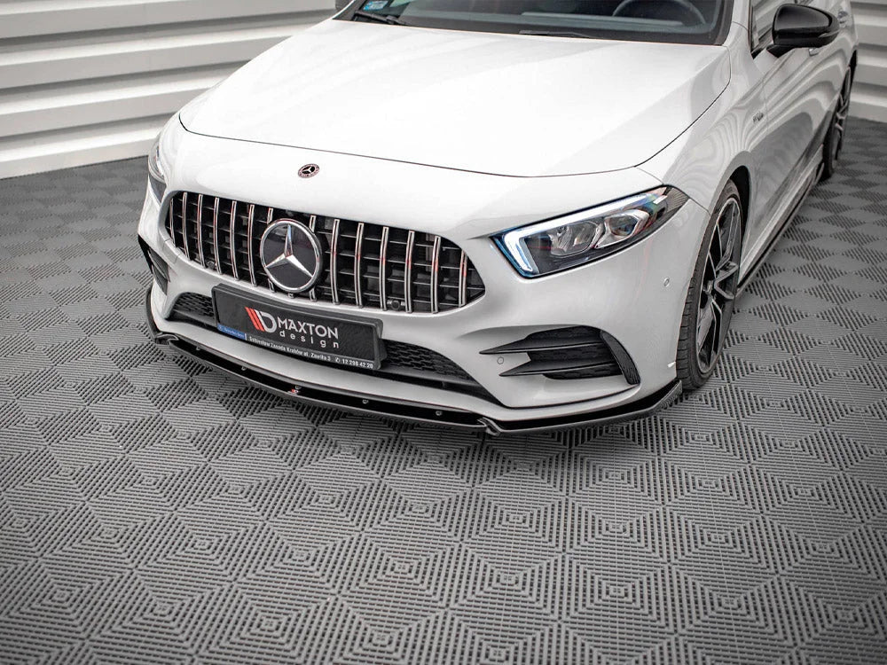 Maxton Design Front Splitter V.4 Mercedes A35 AMG V177 W177 2018-