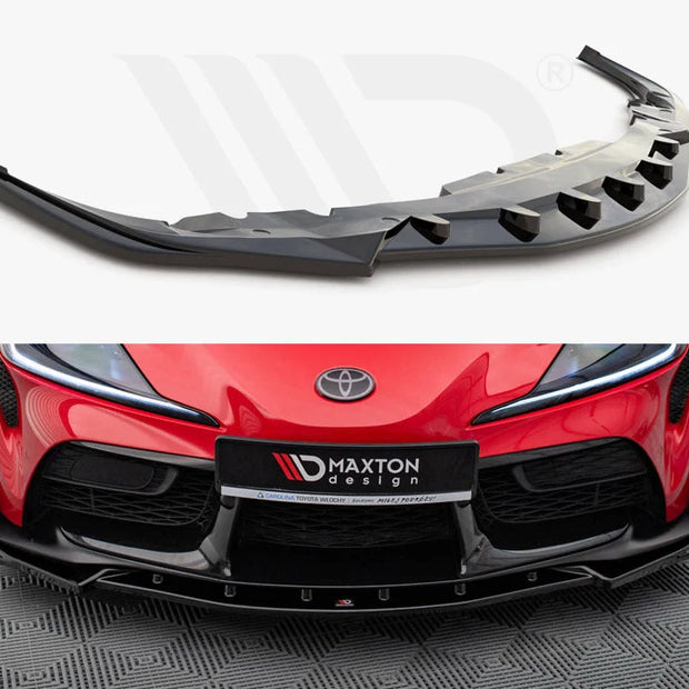 Maxton Design Front Splitter V.4 Toyota Supra MK5 2019-