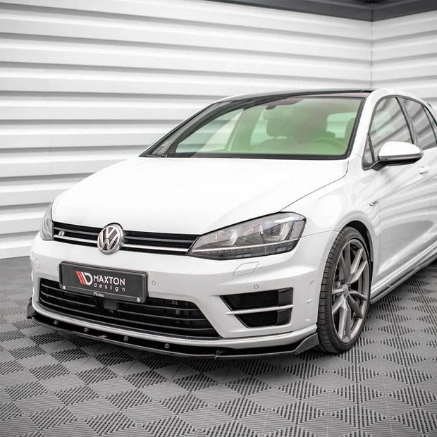 Maxton Design Front Splitter V.4 Volkswagen Golf R MK7 13-16