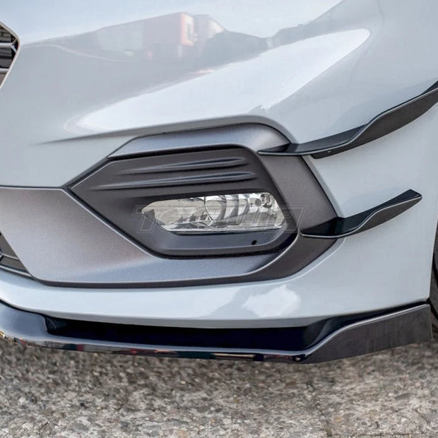 Maxton Design Front Splitter V.5 Ford Fiesta MK8 ST ST-Line 2017-