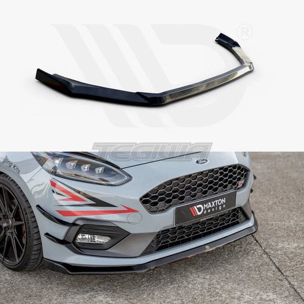 Maxton Design Front Splitter V.5 Ford Fiesta MK8 ST ST-Line 2017-