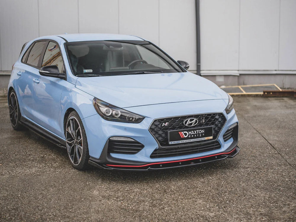 Maxton Design Front Splitter V.5 Hyundai I30 N MK3 Hatchback Fastback 17-20
