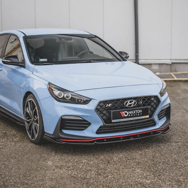 Maxton Design Front Splitter V.5 Hyundai I30 N MK3 Hatchback Fastback 17-20