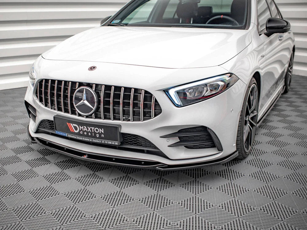 Maxton Design Front Splitter V.5 Mercedes A35 AMG V177 W177 2018-