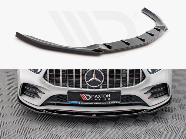Maxton Design Front Splitter V.5 Mercedes A35 AMG V177 W177 2018-