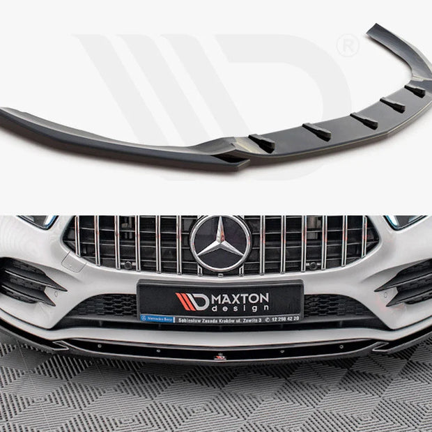 Maxton Design Front Splitter V.5 Mercedes A35 AMG V177 W177 2018-