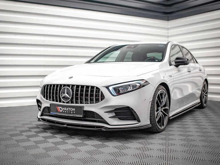 Maxton Design Front Splitter V.5 Mercedes A35 AMG V177 W177 2018-