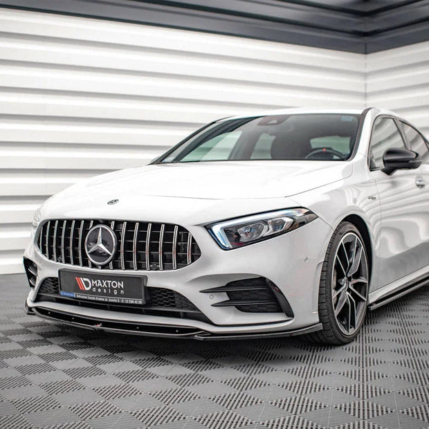 Maxton Design Front Splitter V.5 Mercedes A35 AMG V177 W177 2018-