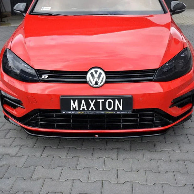 Maxton Design Front Splitter V.5 Volkswagen Golf R 7.5 2017-19