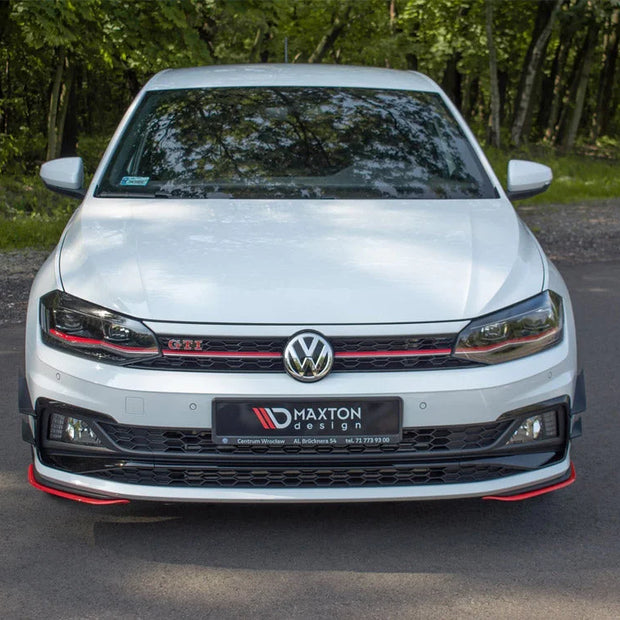Maxton Design Front Splitter V.5 Volkswagen Polo MK6 GTI 17-21