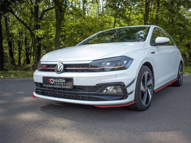 Maxton Design Front Splitter V.5 Volkswagen Polo MK6 GTI 17-21