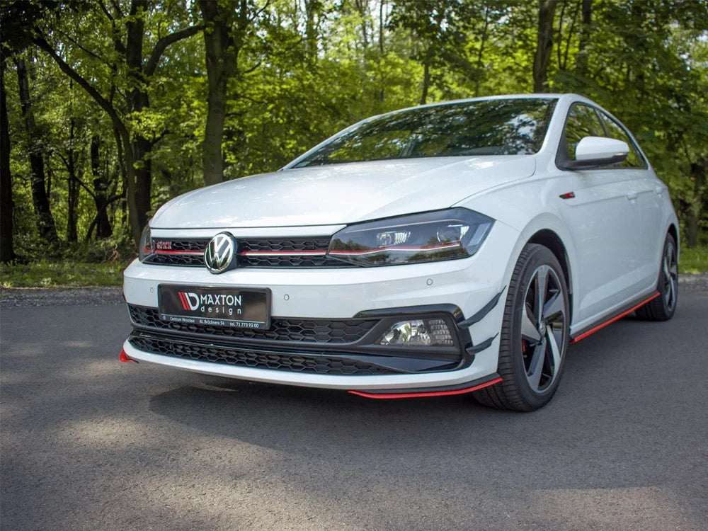 Maxton Design Front Splitter V.5 Volkswagen Polo MK6 GTI 17-21