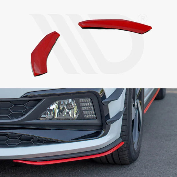 Maxton Design Front Splitter V.5 Volkswagen Polo MK6 GTI 17-21