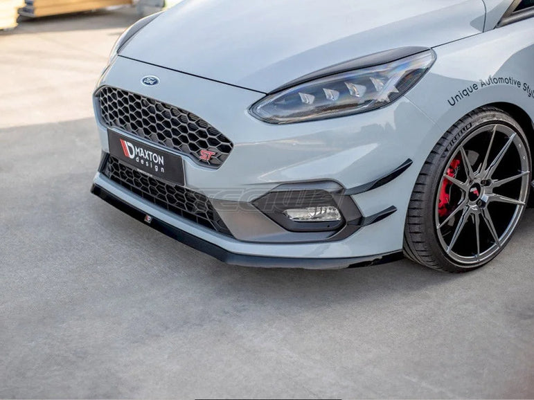 Maxton Design Front Splitter V.6 Ford Fiesta MK8 ST ST-Line 2017-