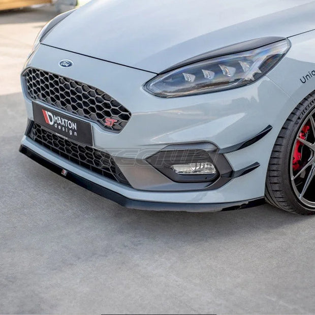 Maxton Design Front Splitter V.6 Ford Fiesta MK8 ST ST-Line 2017-