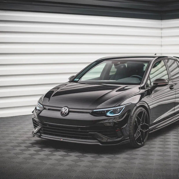 Maxton Design Front Splitter V.6 Volkswagen Golf R MK8 20-