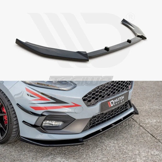 Maxton Design Front Splitter V.7 Ford Fiesta MK8 ST ST-Line 2017-