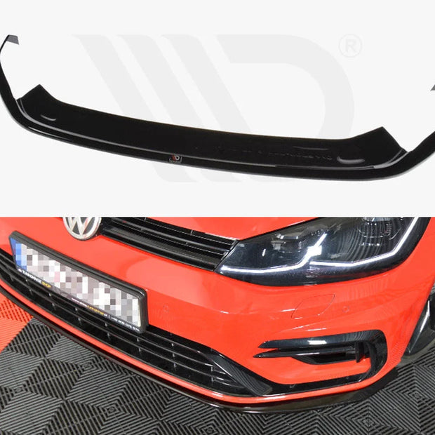 Maxton Design Front Splitter V.7 Volkswagen Golf R 7.5 2017-20