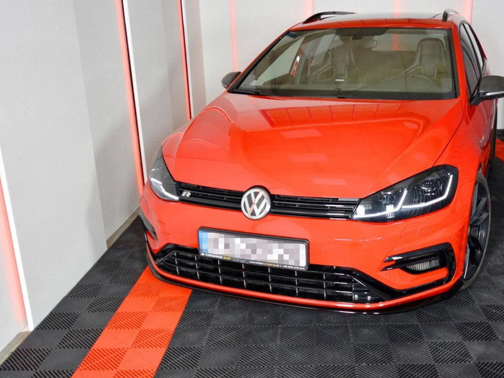 Maxton Design Front Splitter V.7 Volkswagen Golf R 7.5 2017-20