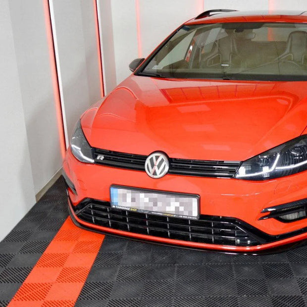 Maxton Design Front Splitter V.7 Volkswagen Golf R 7.5 2017-20