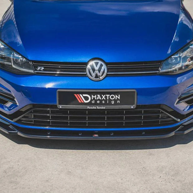 Maxton Design Front Splitter V.9 Volkswagen Golf R 7.5 01-20