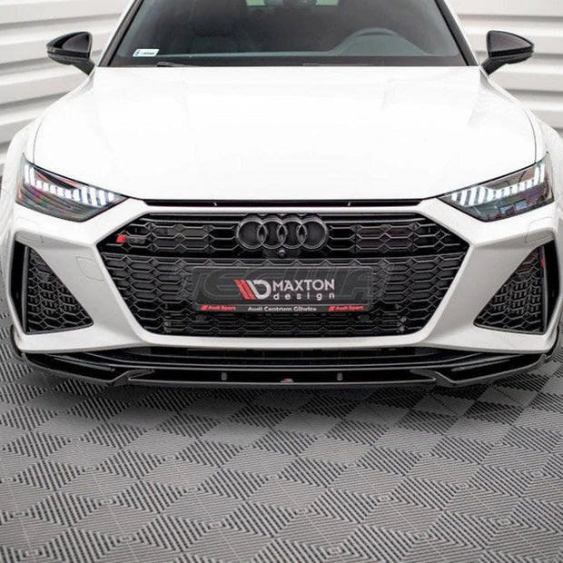 Maxton Design Front Splitter V1 Audi RS6 C8 RS7 C8 2019-