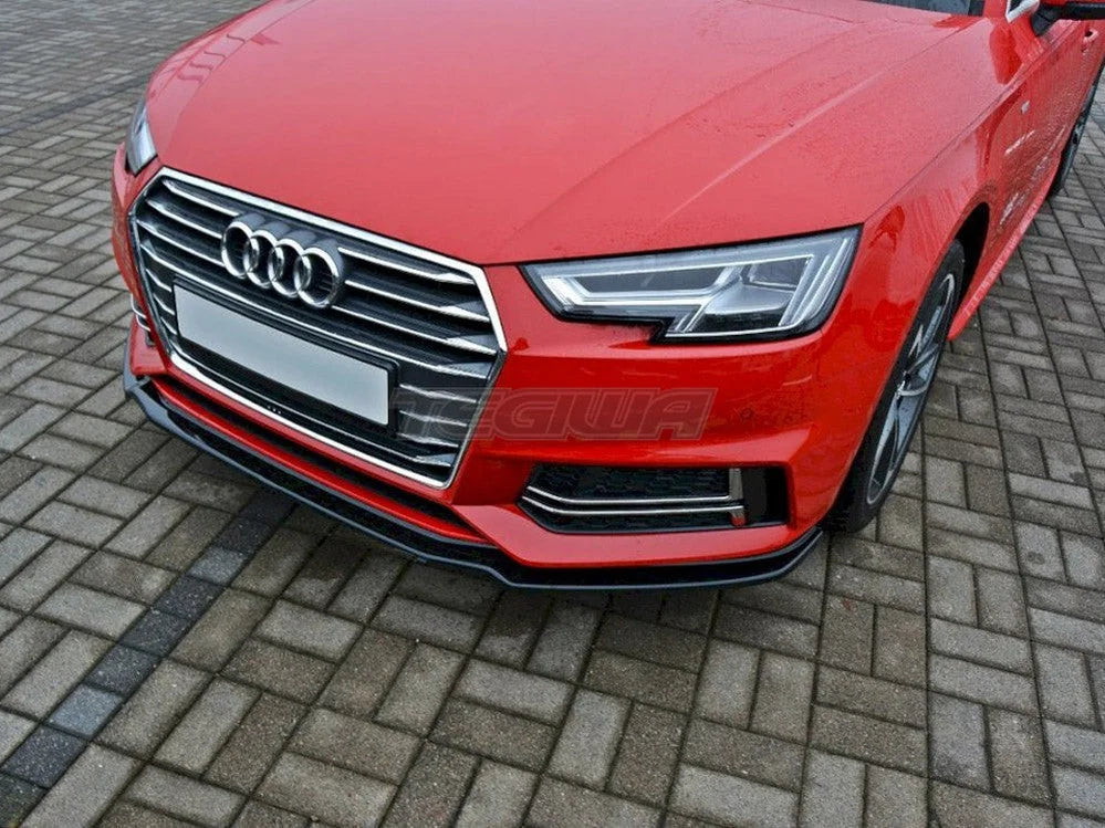 Maxton Design Front Splitter V1 Audi S4 A4 S-line B9