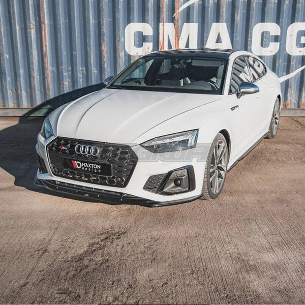 Maxton Design Front Splitter V1 Audi S5 A5 S-line F5 Facelift 2019-