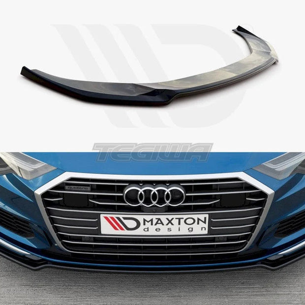Maxton Design Front Splitter V1 Audi S6 A6 S-line C8 2019-