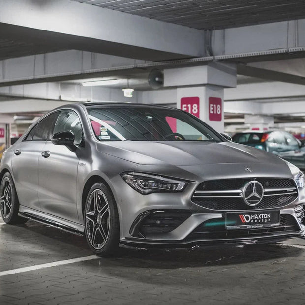 Maxton Design Front Splitter V1 Mercedes-amg CLA 35 AERO C118 2019-