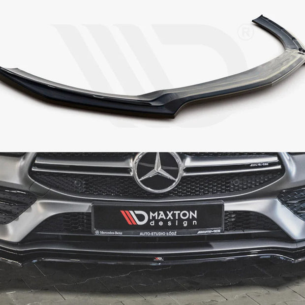 Maxton Design Front Splitter V1 Mercedes-amg CLA 35 AERO C118 2019-