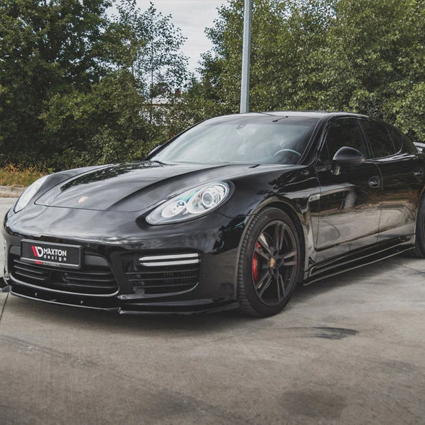 Maxton Design Front Splitter V1 Porsche Panamera Turbo 970 Facelift 13-16