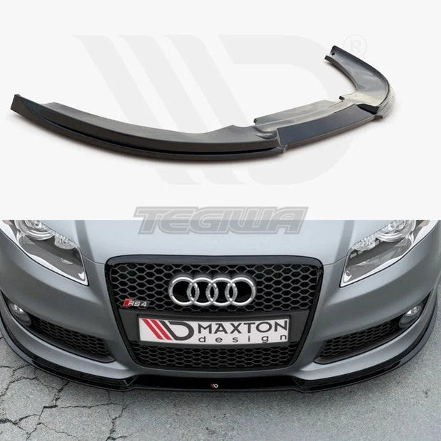 Maxton Design Front Splitter V1AUDI RS4 B7 06-08