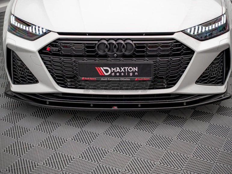 Maxton Design Front Splitter V2 Audi RS6 C8 RS7 C8 2019-
