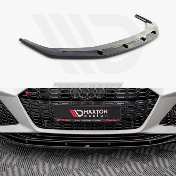 Maxton Design Front Splitter V2 Audi RS6 C8 RS7 C8 2019-