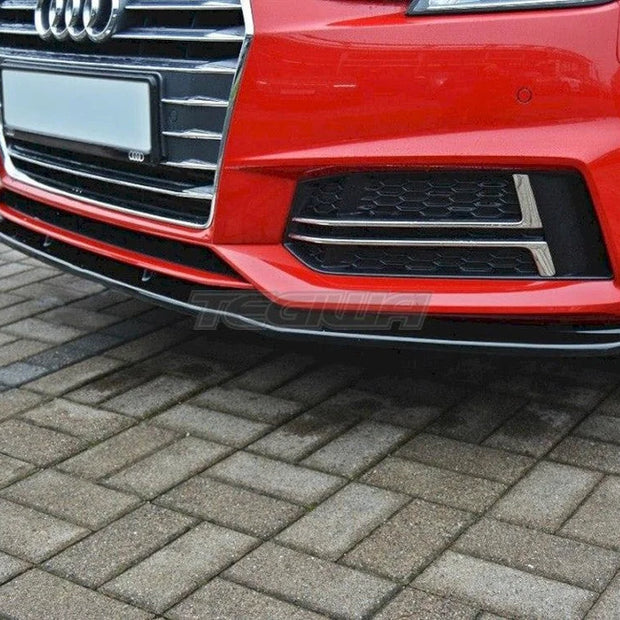 Maxton Design Front Splitter V2 Audi S4 A4 S-line B9