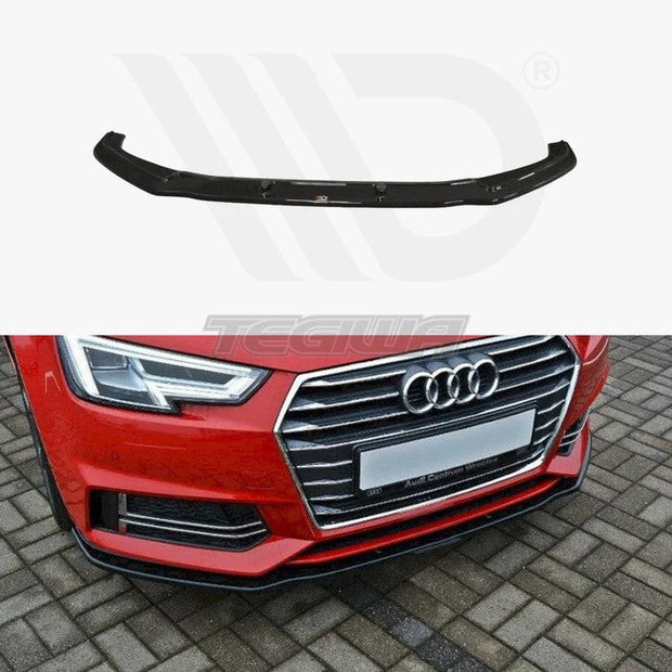 Maxton Design Front Splitter V2 Audi S4 A4 S-line B9