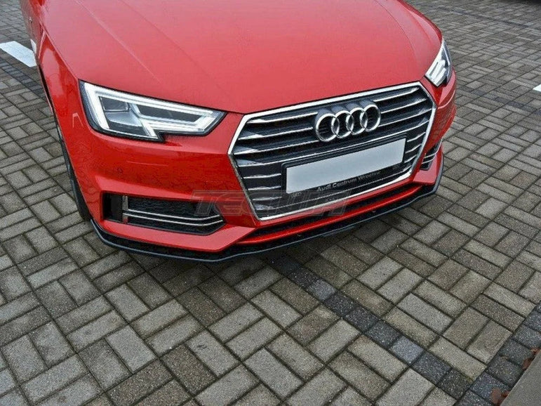 Maxton Design Front Splitter V2 Audi S4 A4 S-line B9
