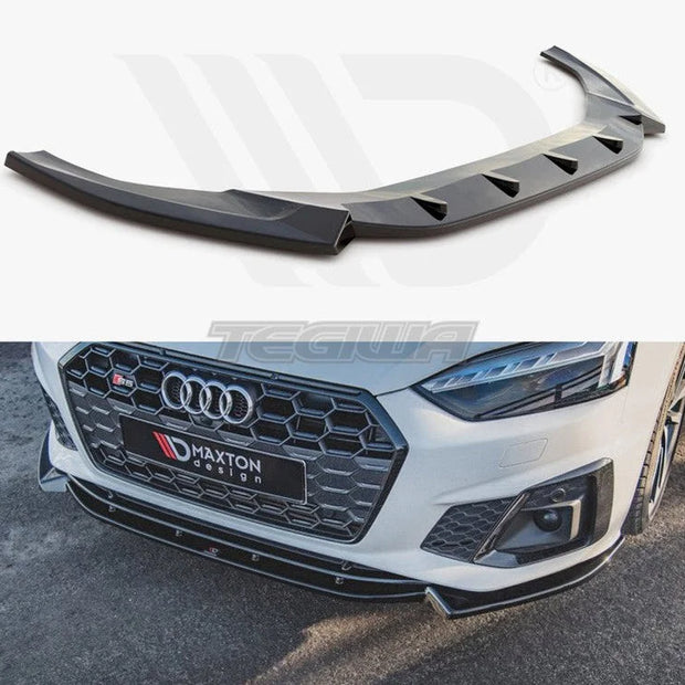 Maxton Design Front Splitter V2 Audi S5 A5 S-line F5 Facelift 2019-