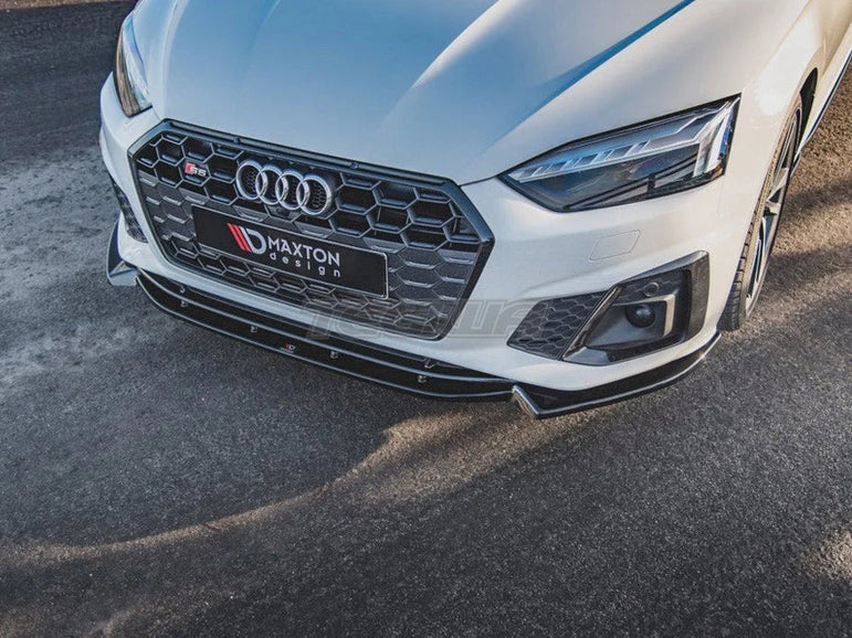 Maxton Design Front Splitter V2 Audi S5 A5 S-line F5 Facelift 2019-
