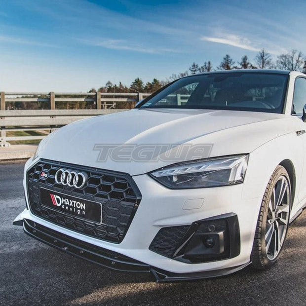 Maxton Design Front Splitter V2 Audi S5 A5 S-line F5 Facelift 2019-