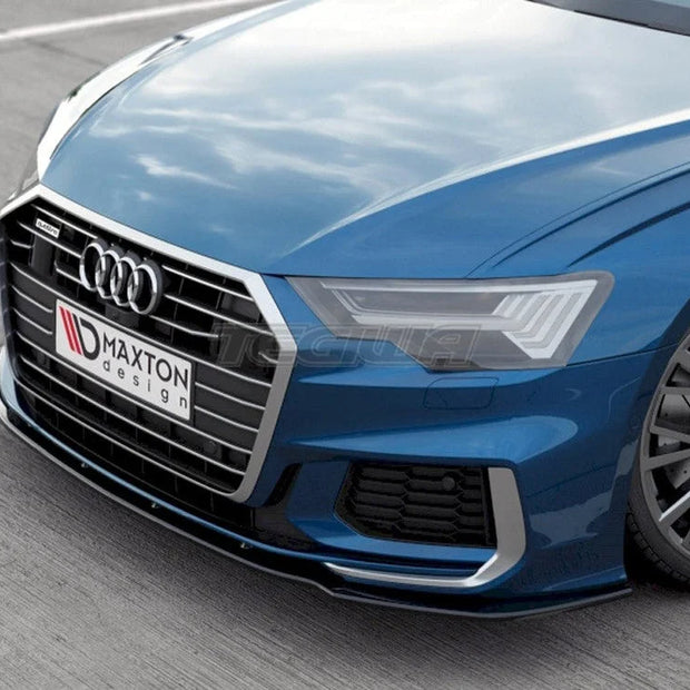 Maxton Design Front Splitter V2 Audi S6 A6 S-line C8 2019-