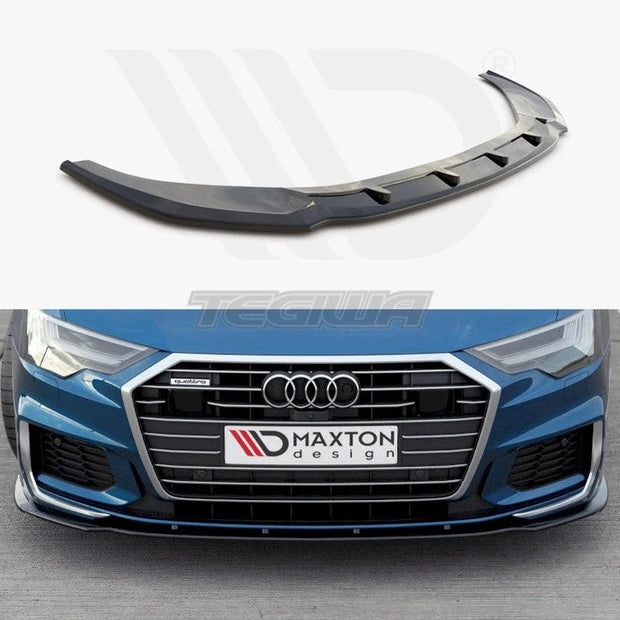 Maxton Design Front Splitter V2 Audi S6 A6 S-line C8 2019-